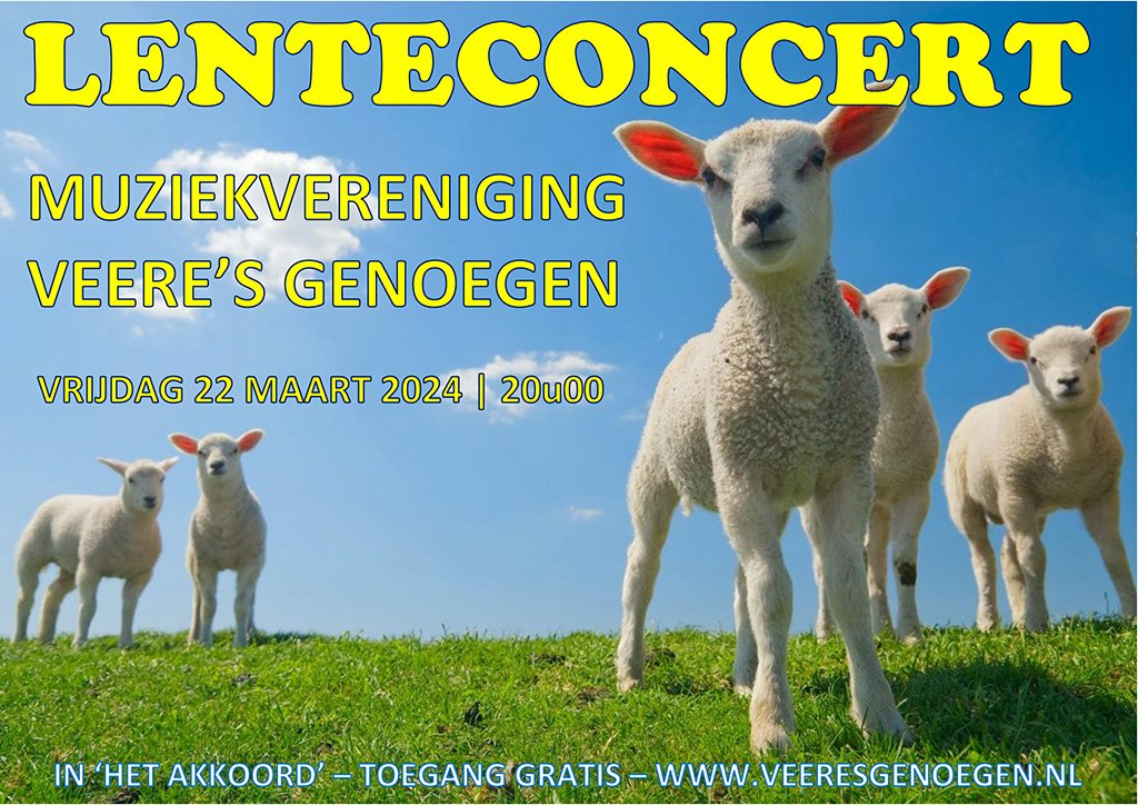 Persbericht Veere's Genoegen Lenteconcert (FLYER)