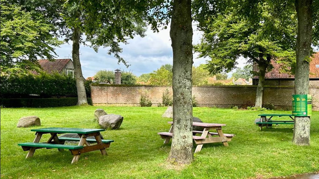 Tuin Grote kerk Veere
