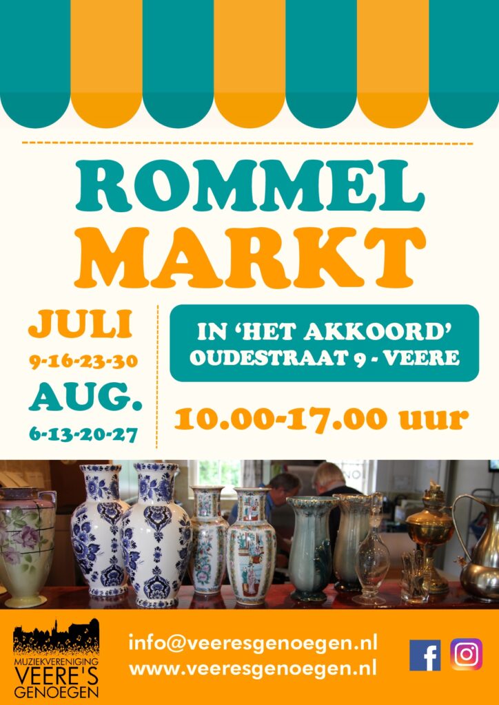 Affiche rommelmarkt 2024 staand