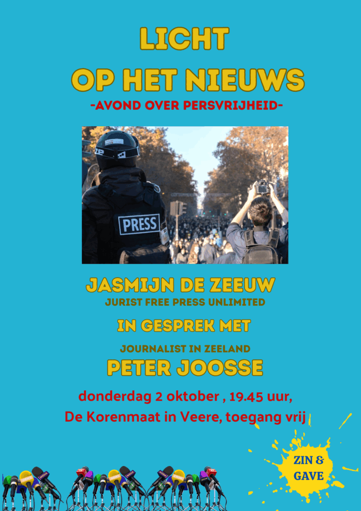 Avond over persvrijheid